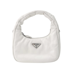 프라다 패딩 소프트 나파 미니백 핸드백 크로스백 화이트