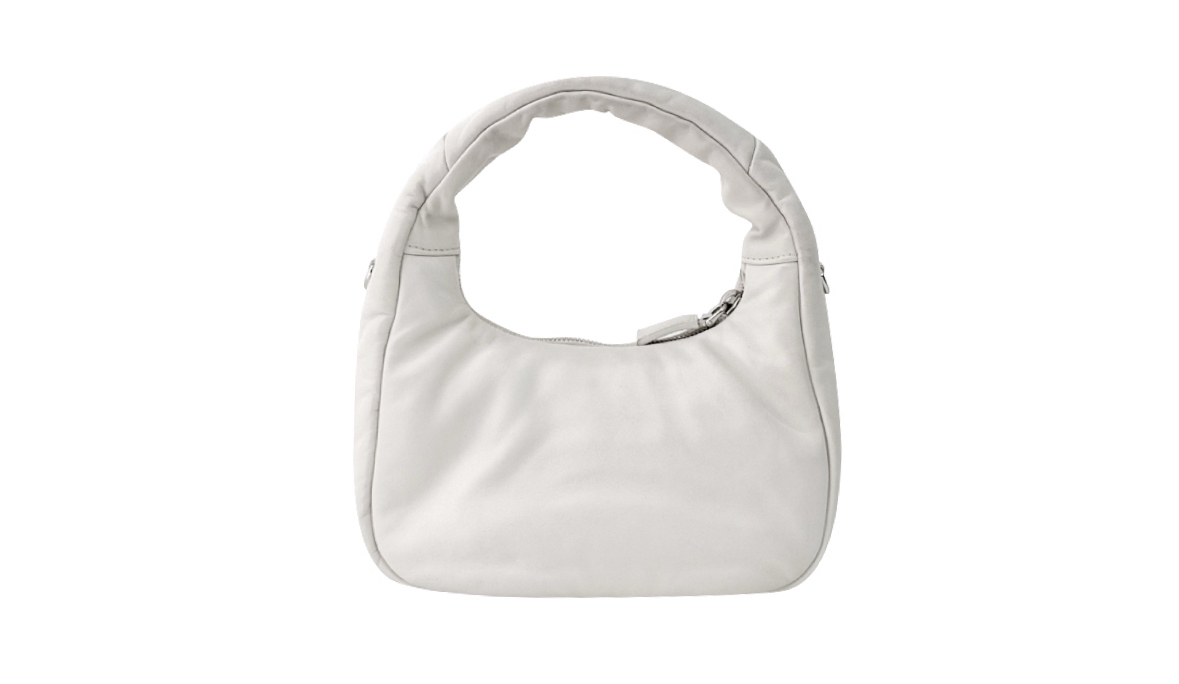 프라다 패딩 소프트 나파 미니백 핸드백 크로스백 화이트--2