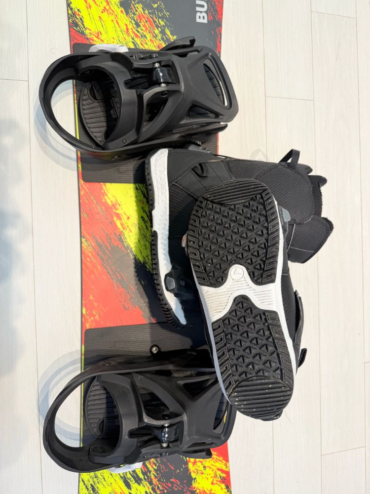 버튼 키즈 스노우보드 스텝온 세트220--2