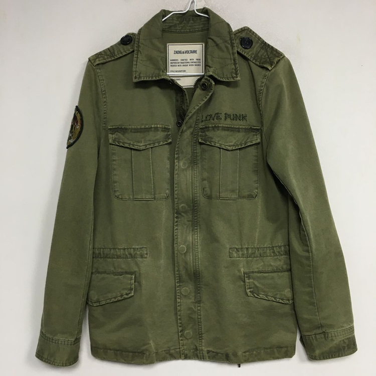 쟈딕앤볼테르 정품 야상 자켓 xs--0