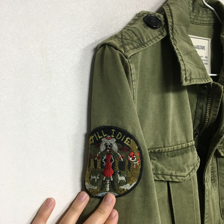 쟈딕앤볼테르 정품 야상 자켓 xs--1