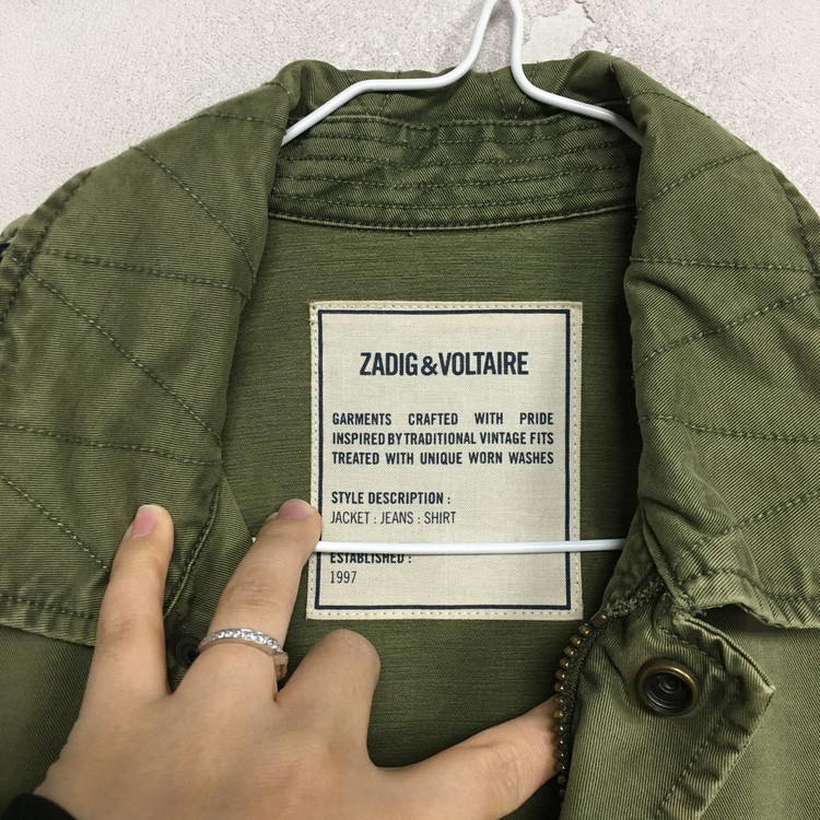 쟈딕앤볼테르 정품 야상 자켓 xs--2