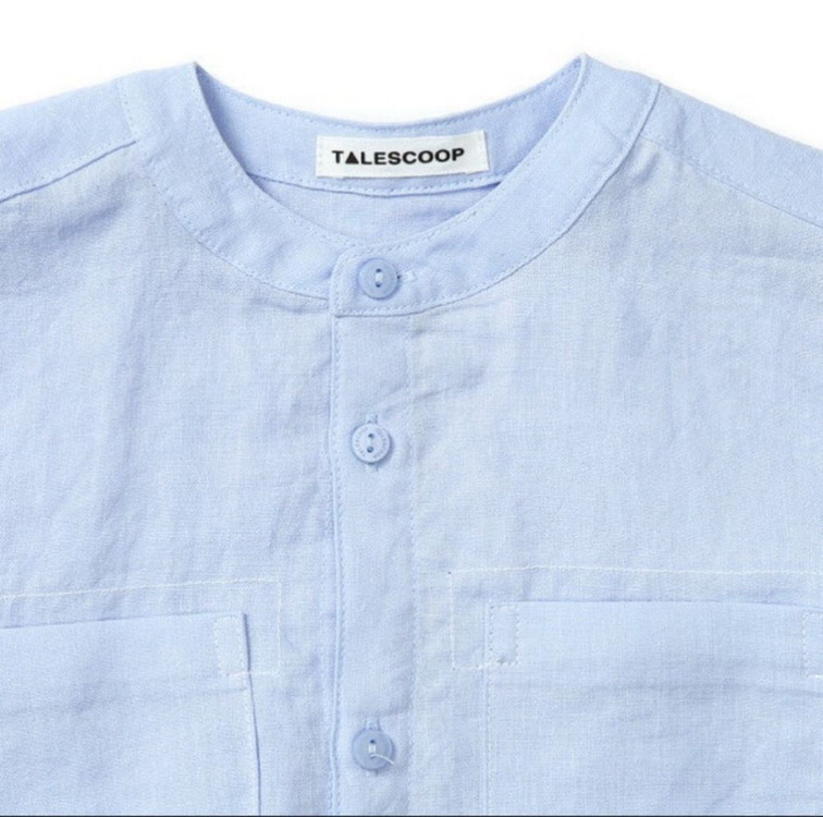 테일스쿱 린넨 7부셔츠 키즈--2