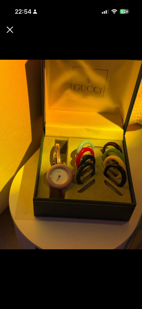 구찌 베젤링 시계 빈티지--0