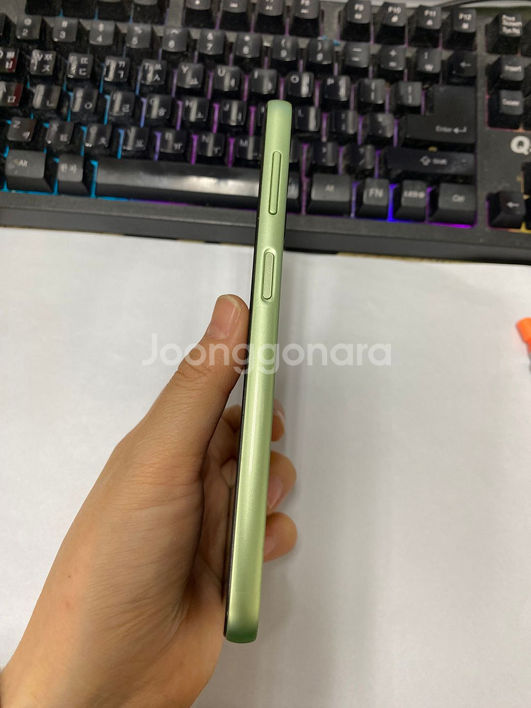 갤럭시A24 SK 그린 AA급 128GB 무잔상 자녀폰 세컨폰 업무폰 205761--5