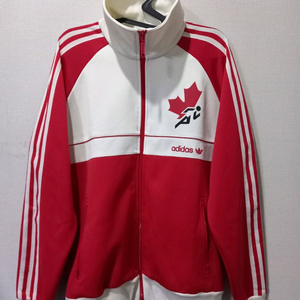 아디다스 캐나다 빨흰 트랙탑 저지 져지집업 100/L 이미지