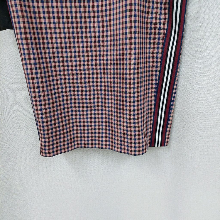 모조에스핀 체크 스커트--2