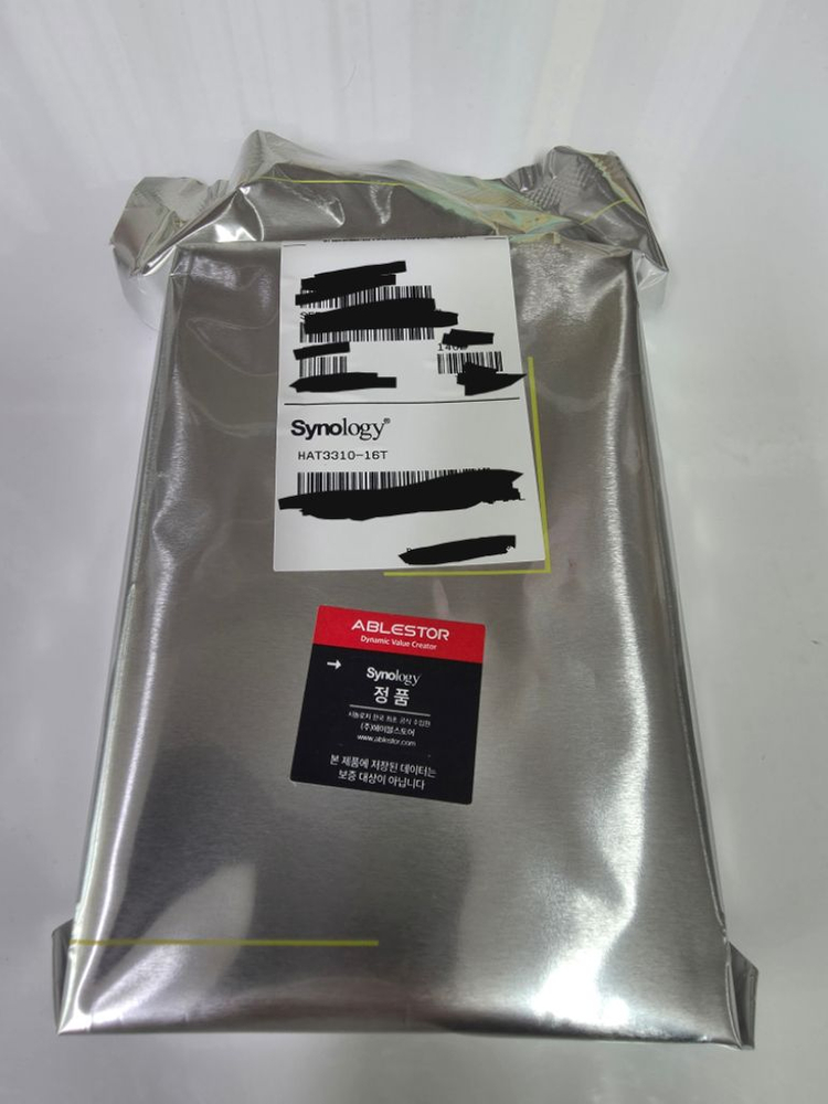 시놀로지 나스 HDD 하드 HAT3310-16TB 정품 미개봉--0