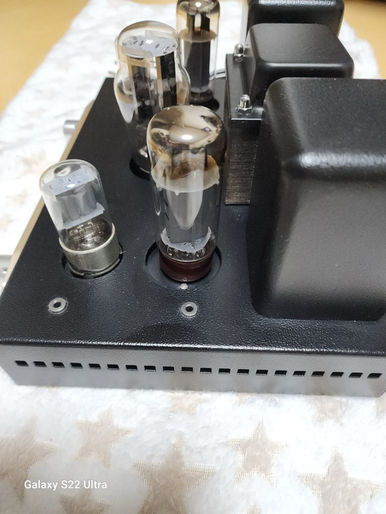 BOYUU. A9 BYA9 EL34 Tube Amp.파손기스없음.램프에전원들어옴.사용법을몰라서작동상태확인불가--4