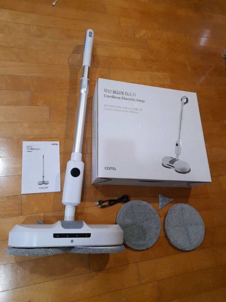 coms 무선 물걸레 청소기--0