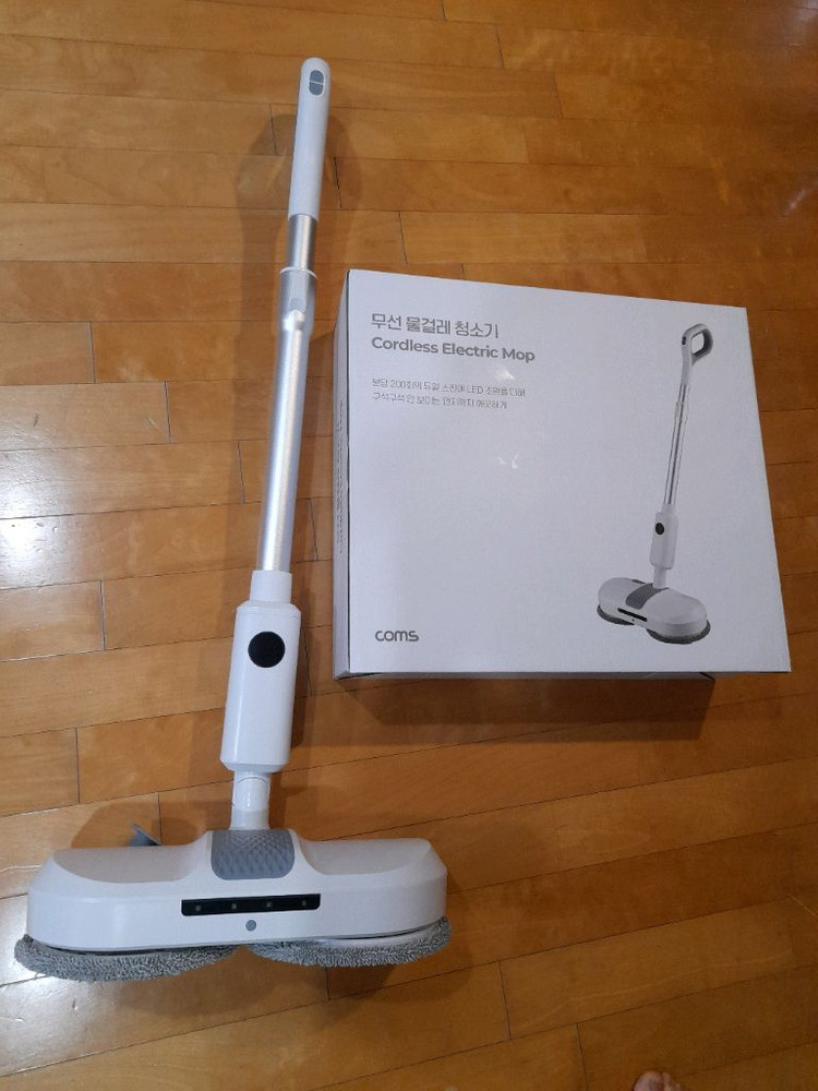 coms 무선 물걸레 청소기--5