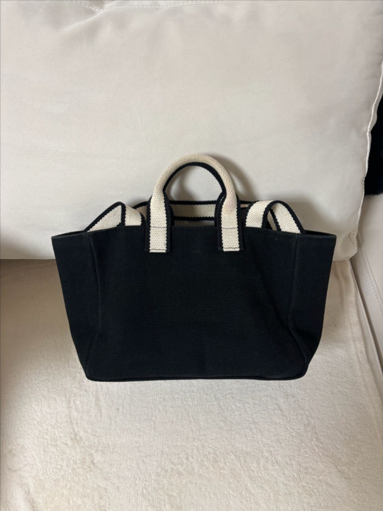 언폴드 미니 투톤 스트랩 백 블랙--0