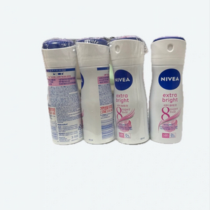니베아 데오드란트 엑스트라 브라이트 60ml 4개