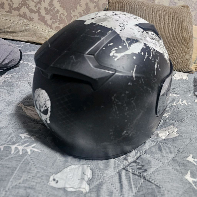 홍진 마블 해골 풀페이스 헬멧--2