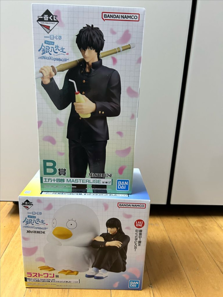 제일복권 이치방쿠지 은혼 3-Z 긴파치 선생님 B상 히시카타 토시로 / 라스트원상 카츠라&엘리자베스 피규어 이미지