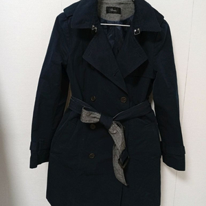 로엠 네이비 더블 트렌치코트M(66)