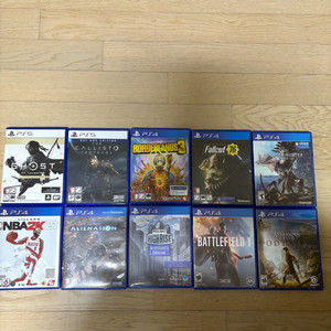 플스4 플스5(ps4 ps5) 게임 타이틀 일괄