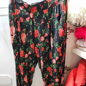 로즈 플라워 팬츠