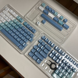 겨울 눈송이 예티(Yeti) MOA 키캡 + 클릭커 키링 이미지