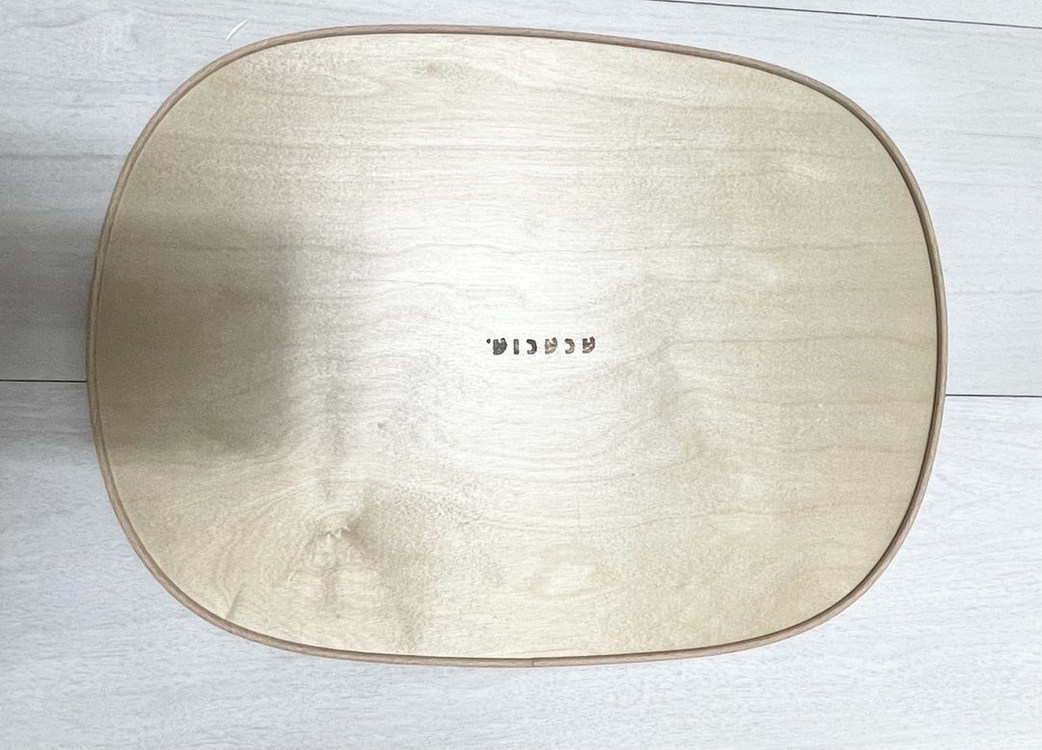 아카시아홈 오벌 우드트레이 쟁반 식판 트레이 국내제작 원목 나무쟁반 우드 이미지