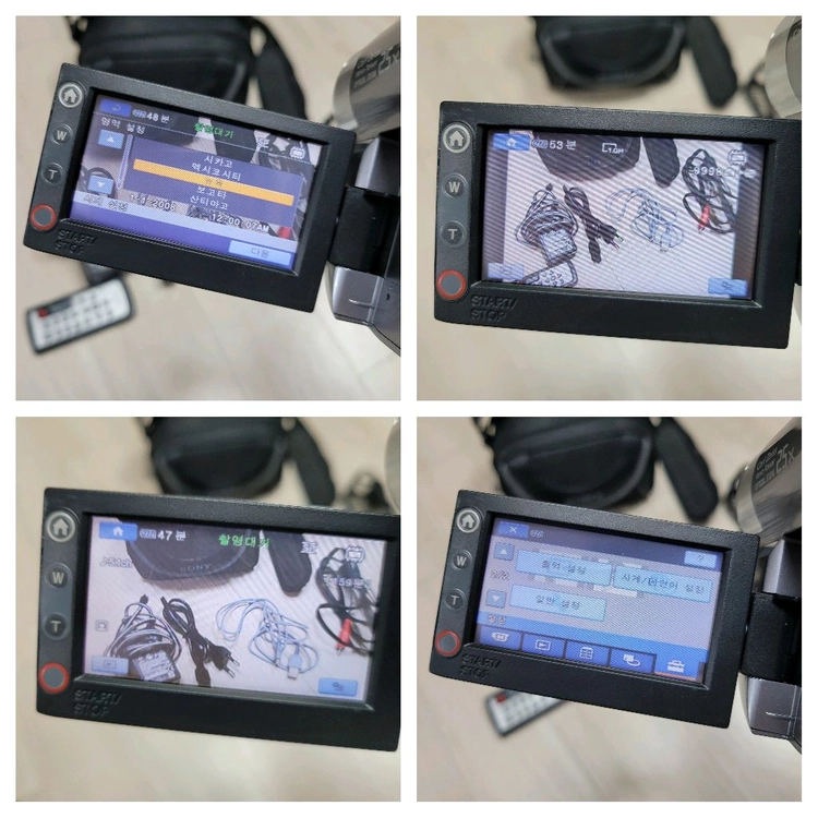소니 DCR-DVD810 핸디캠 캠코더 이미지
