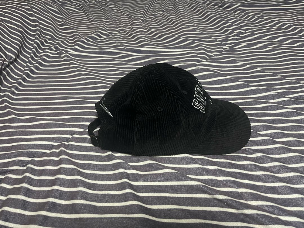 나이키X스투시 코듀로이 캡 블랙 이미지