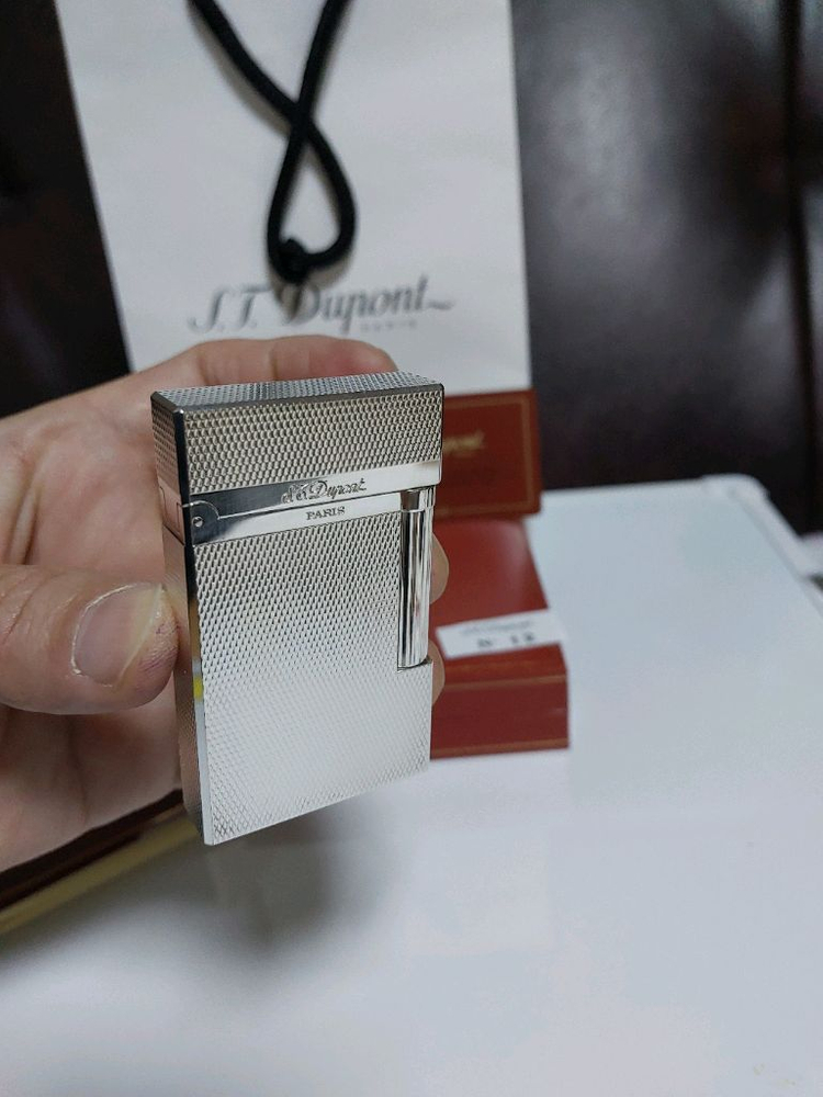[새상품] 듀퐁라이터 라인2 ca16181 은장 듀퐁라이타--1