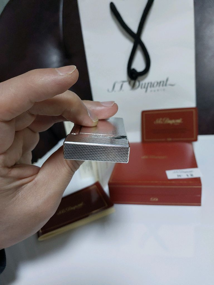 [새상품] 듀퐁라이터 라인2 ca16181 은장 듀퐁라이타--5