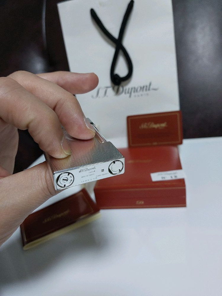 [새상품] 듀퐁라이터 라인2 ca16181 은장 듀퐁라이타--6