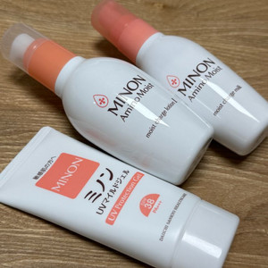 미논 아미노 모이스트 로션/밀크/선 젤 일괄