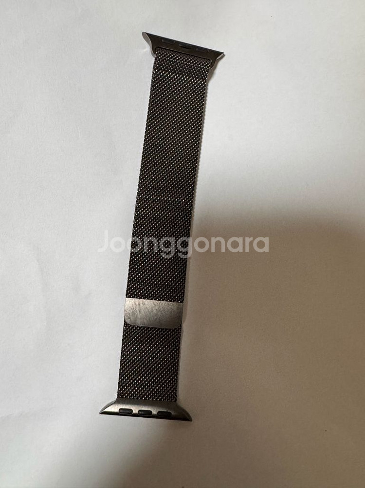 애플 정품 애플워치 스트랩 그래파이트 밀레니즈루프 45mm--1