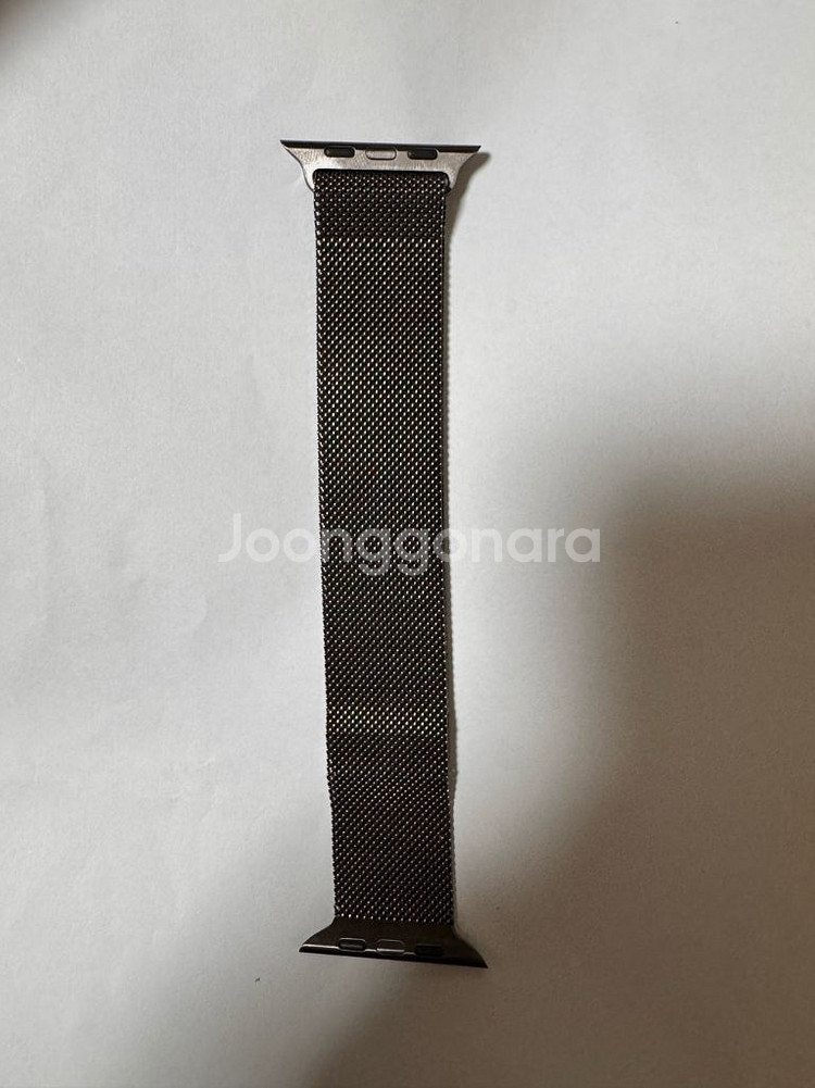 애플 정품 애플워치 스트랩 그래파이트 밀레니즈루프 45mm--2