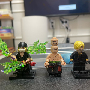 레고 커스텀 피규어 원피스 조로/상디