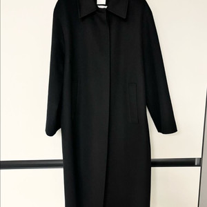 구호 캐시미어 100% 코트 블랙(2/55-66)