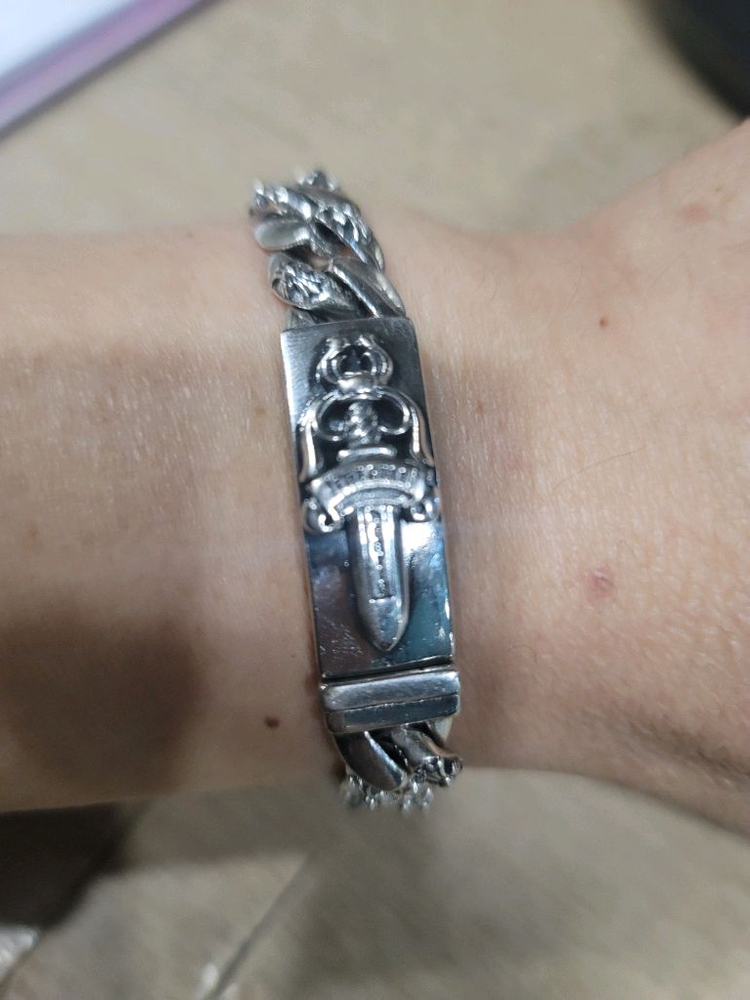 남자 대거 팔찌--3