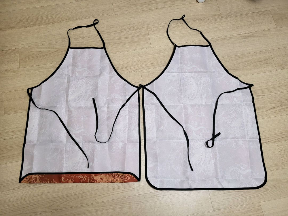새상품> 방수 앞치마 2개--1