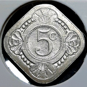 네델란드 1914년 5센트.외국주화 주화 화폐 동전 이미지
