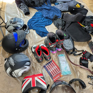 바이크 라이딩 장비 세트