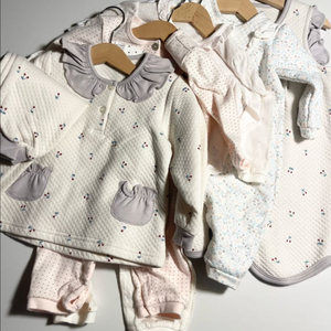 출산준비물 아기옷 신생아옷 블루독 밍크뮤 압소바 등 (75~100)