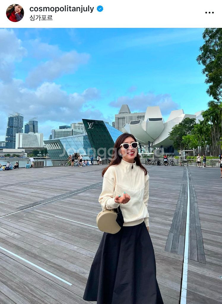 LCVY 코스모폴리탄줄라이 예지스5577miles 하프집업 맨투맨--6