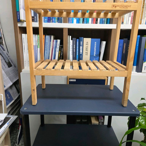 모멘트원목2단협탁