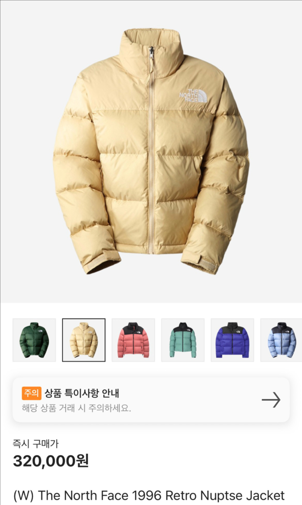 노스페이스 1996 레트로 눕시 자켓 새상품--3