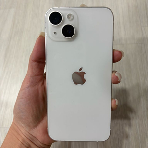 아이폰14 256기가 배터리100프로 화이트색상 이미지