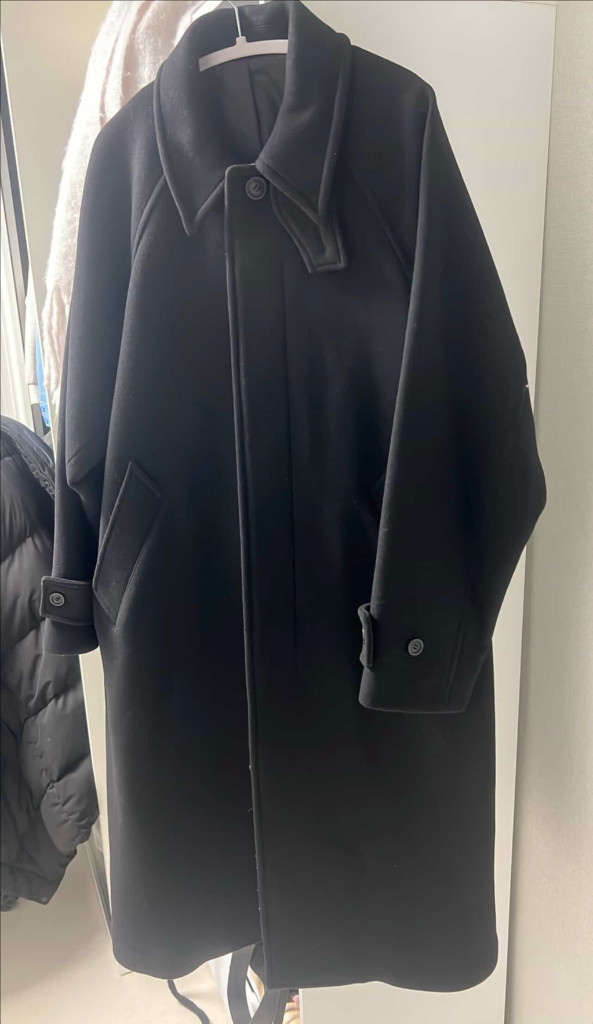 쿠어 발마칸 코트 블랙 M--1