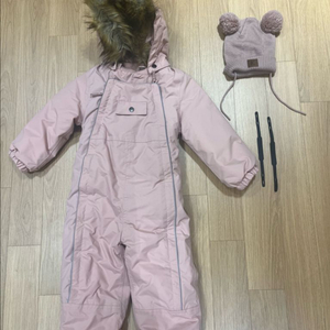 KULING 쿨링 아동 스키복 방한복 98사이즈+모자 세트 이미지