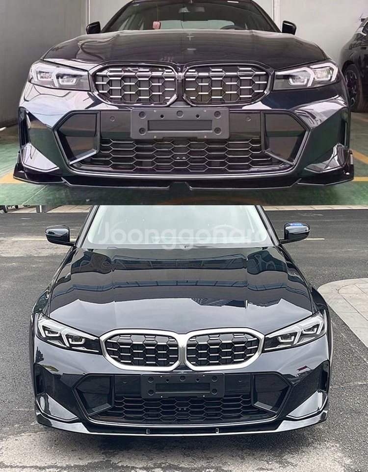 BMW 3시리즈 G20 프론트립 사이드립 디퓨저 바디킷--2