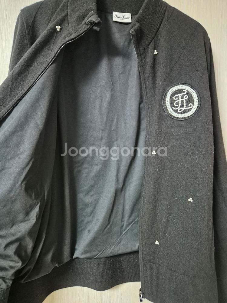 (새제품) 페어라이어 방풍 캐시미어 니트집업 M (22년)--7