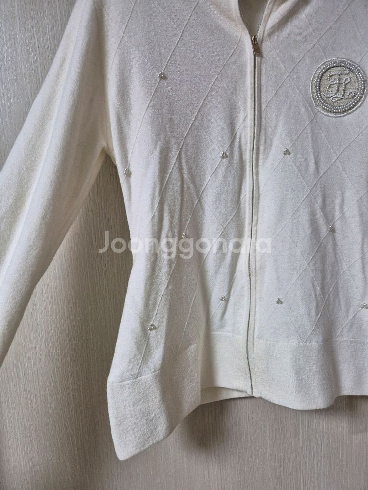 (새제품) 페어라이어 방풍 캐시미어 니트집업 XS. S (22년)--6