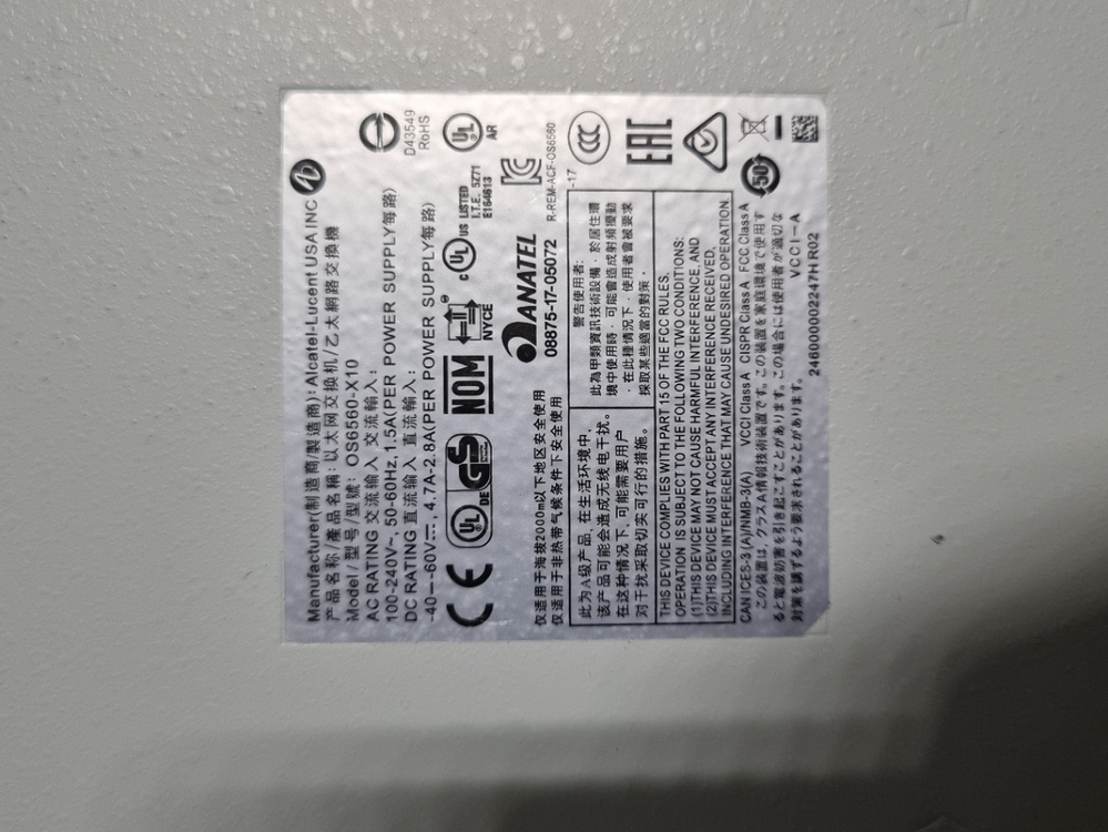 Axgate_300s 방화벽, Alcatel-Lucent OS6560(판매완), OS6360_p10 스위치 이미지