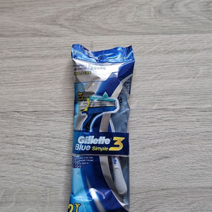 질레트 블루 심플3 면도기,면도날2개 이미지